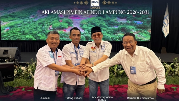 Tanpa Voting! 3 Rival Mundur, Ary Meizary Kembali Nahkodai Apindo Lampung