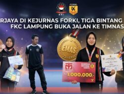 Berjaya di Kejurnas FORKI, Tiga Bintang Muda FKC Lampung Buka Jalan ke Timnas