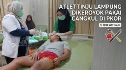Buntut Teguran di Jalan, Petinju Andalan Lampung Diserang Parang dan Cangkul di PKOR