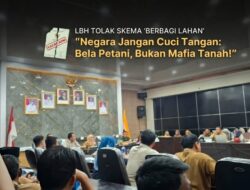 Tolak Petani Berbagi Lahan, LBH: BPN dan Pemkab Lampung Timur Jangan Cuci Tangan