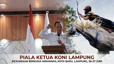 Besok di Kota Baru, Adu Jitu 306 Pemanah Berkuda Perebutkan Piala KONI Lampung 2026