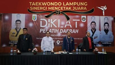 Target 2 Emas, Ambisi Taekwondo Lampung Dimulai dari Gemblengan Pelatih