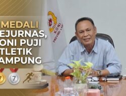 Sabet 7 Medali Kejurnas Atletik, KONI Lampung Puji Tangan Dingin PASI