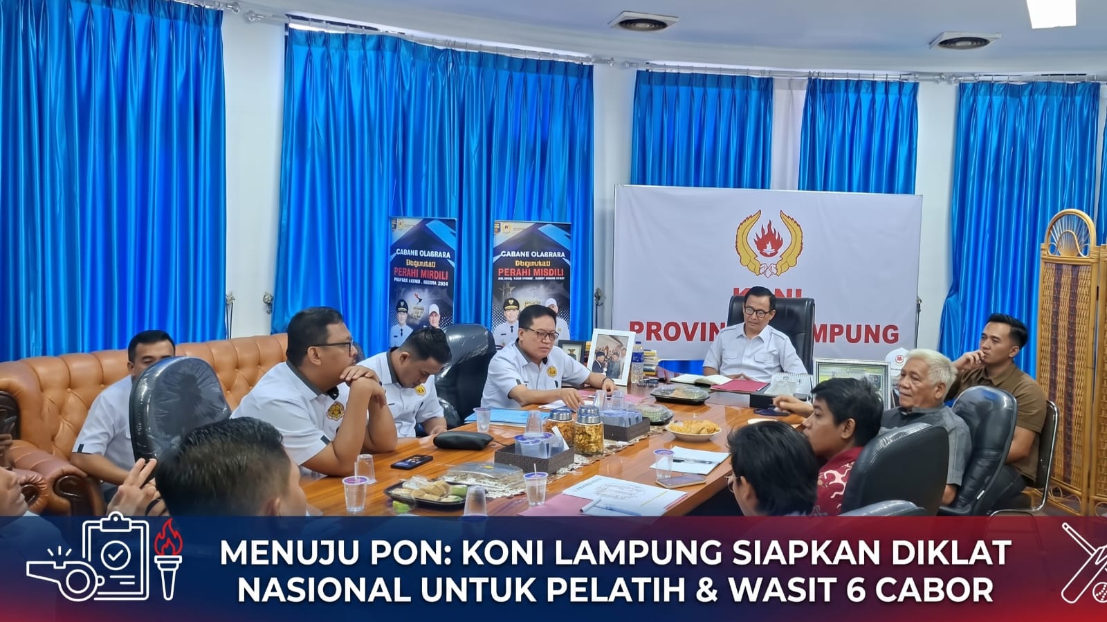 Siasati Krisis Pelatih 6 Cabor, KONI Lampung Siapkan Diklat Nasional Jelang PON