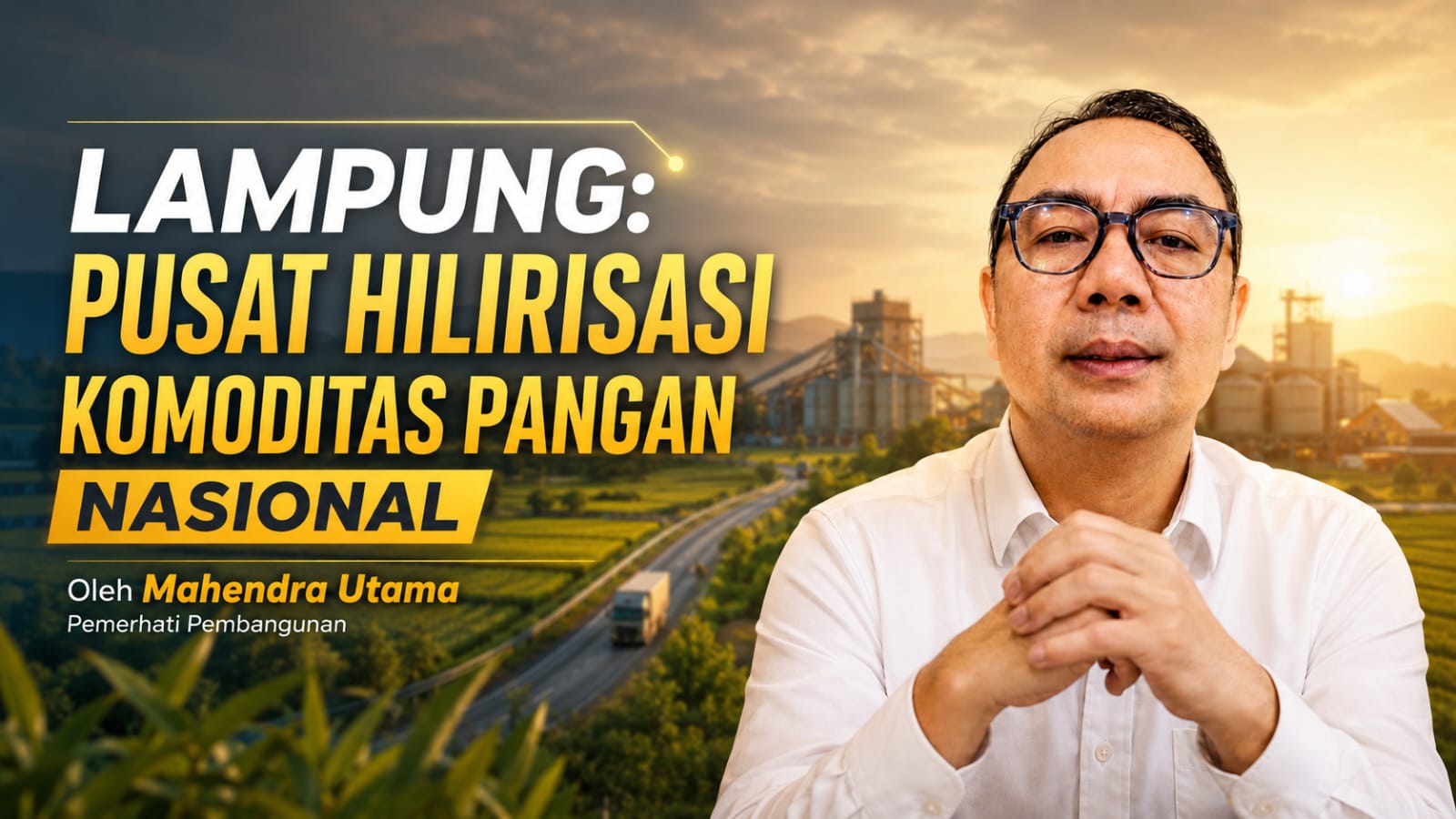 Lampung: Pusat Hilirisasi Komoditas Pangan Nasional