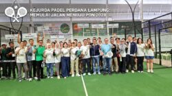 Curi Momentum Porprov, 48 Atlet dari 7 Daerah Berjibaku Rebut Podium Tertinggi Padel Lampung