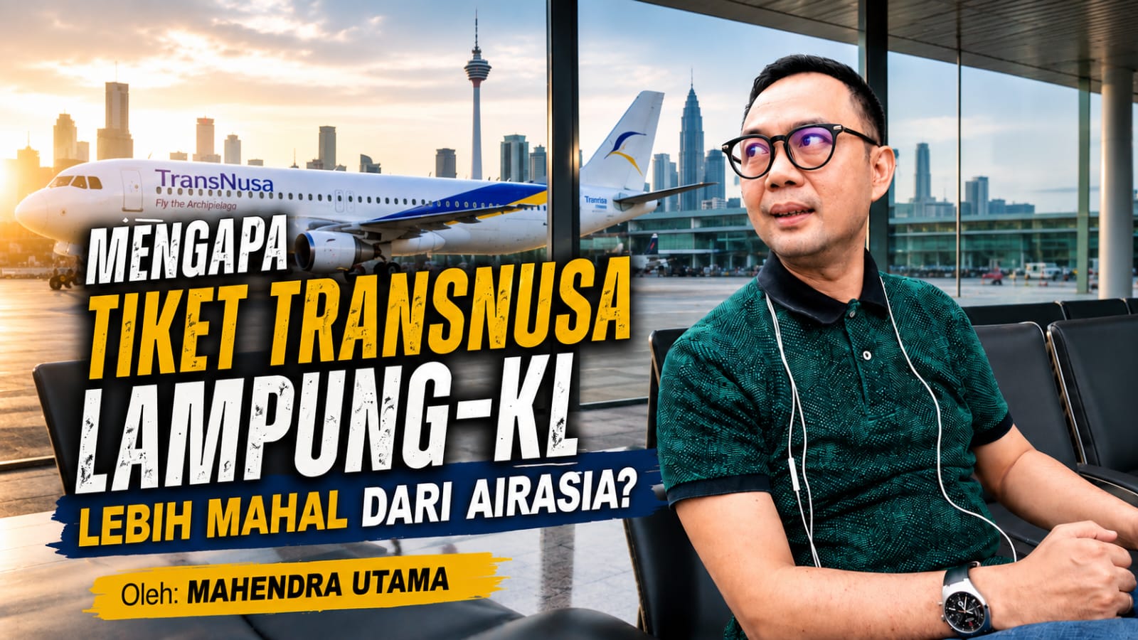 Mengapa Tiket TransNusa Lampung-KL Lebih Mahal dari AirAsia?