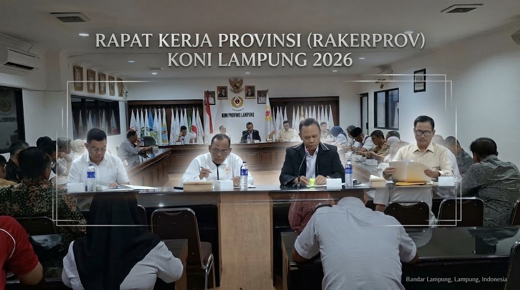 Intip Bocoran Rakerprov KONI Lampung, Rilis Maskot Porprov hingga Usulan Cabor Baru