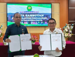 Kantah Palangka Raya dan PN Buat Perjanjian Kerja Sama