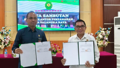 Kantor Pertanahan Kota Palangka Raya, Pengadilan Negeri Palangka Raya, Perjanjian Kerja Sama, Sengketa Pertanahan, Kepastian Hukum Pertanahan,