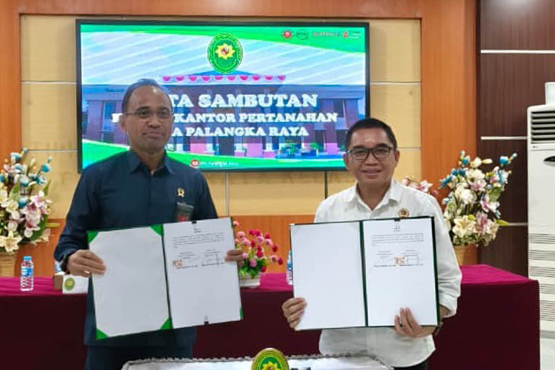 Kantor Pertanahan Kota Palangka Raya, Pengadilan Negeri Palangka Raya, Perjanjian Kerja Sama, Sengketa Pertanahan, Kepastian Hukum Pertanahan,