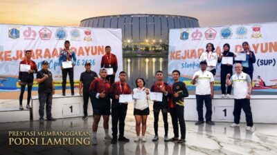 Modal Latihan di Embung Kampus, Dayung Lampung Sabet Tiga Medali Jakarta Open 2026