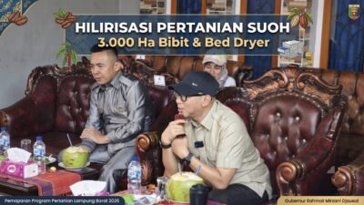 Program Pertanian Lampung 2026: 3.000 Hektar Bibit dan Bed Dryer untuk Petani Suoh