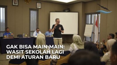 Gak Bisa Main-main, Wasit Piala Kemenpora Lampung Sekolah Lagi Demi Aturan Baru World Aquatics