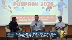KONI Lampung Blak-blakan soal Porprov 2026: Ajang Pembuktian, Bukan Sekadar Formalitas