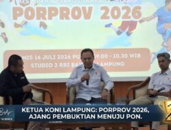 KONI Lampung Blak-blakan soal Porprov 2026: Ajang Pembuktian, Bukan Sekadar Formalitas