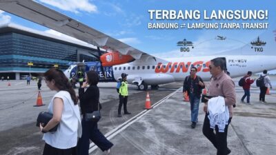 Terbang ke Tanah Pasundan Makin Cepat, Wings Air Buka Rute Langsung Lampung–Bandung