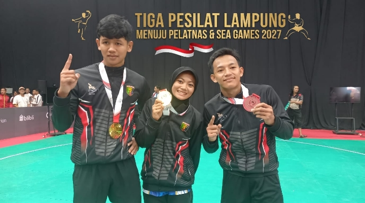 Susul Riski Enjel, Tiga Pesilat Lampung Kini Huni Pelatnas Menuju SEA Games 2027