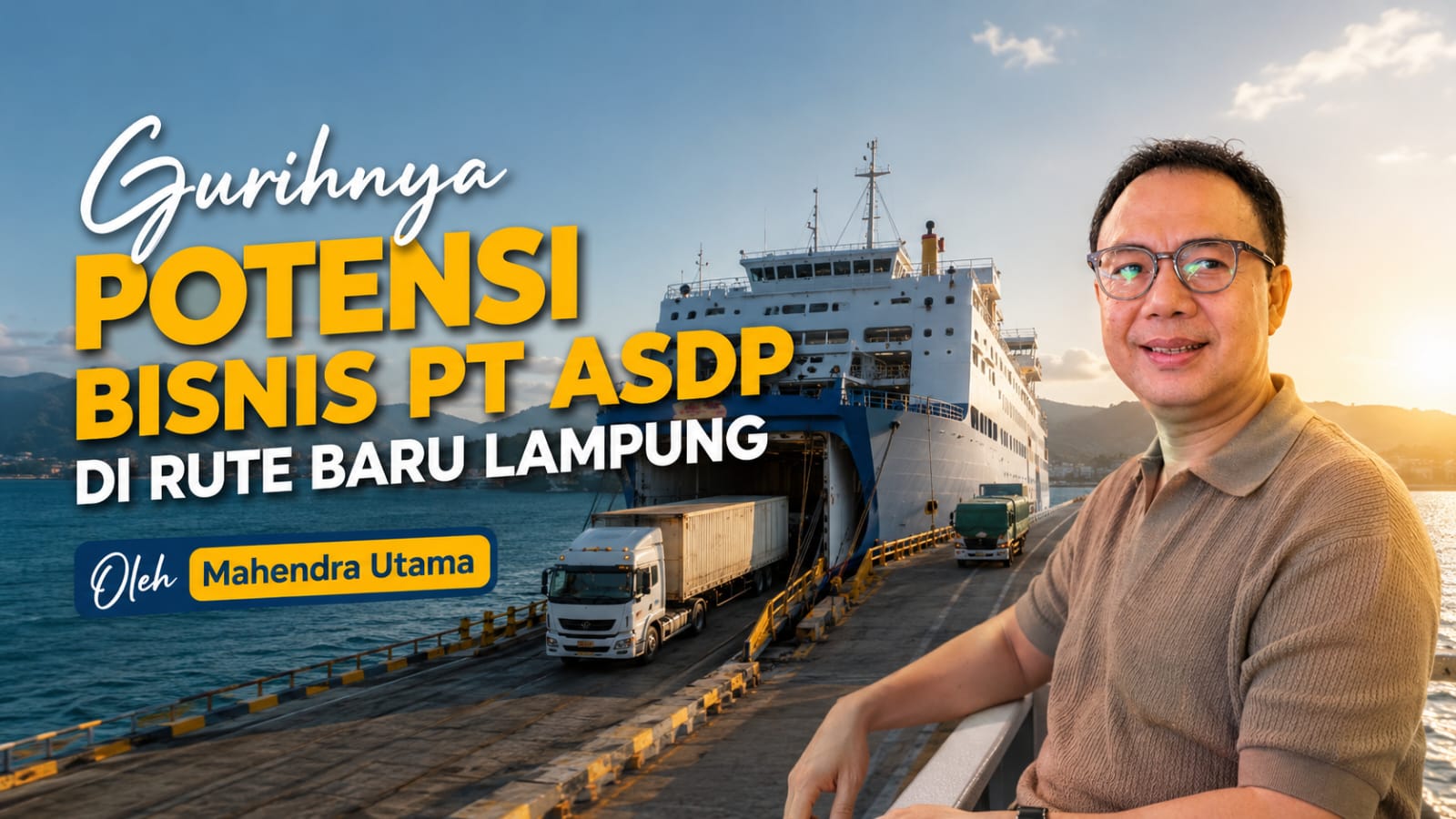 Gurihnya Potensi Bisnis PT ASDP di Rute Baru Lampung