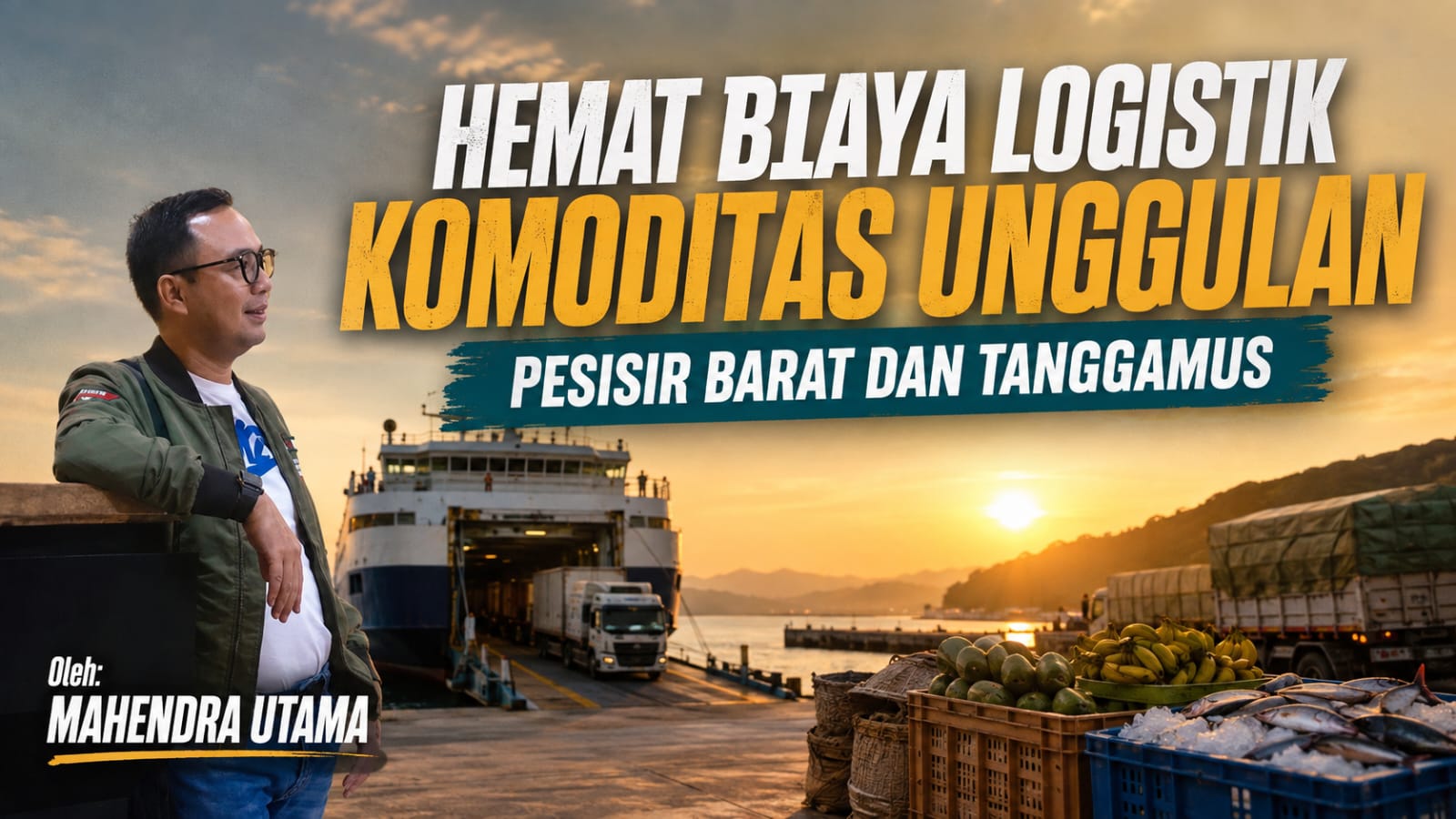 Hemat Biaya Logistik Komoditas Unggulan Pesisir Barat dan Tanggamus