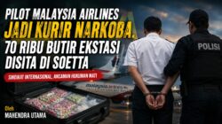 Pilot Malaysia Airlines Jadi Kurir Narkoba, 70 Ribu Butir Ekstasi Disita di Soetta