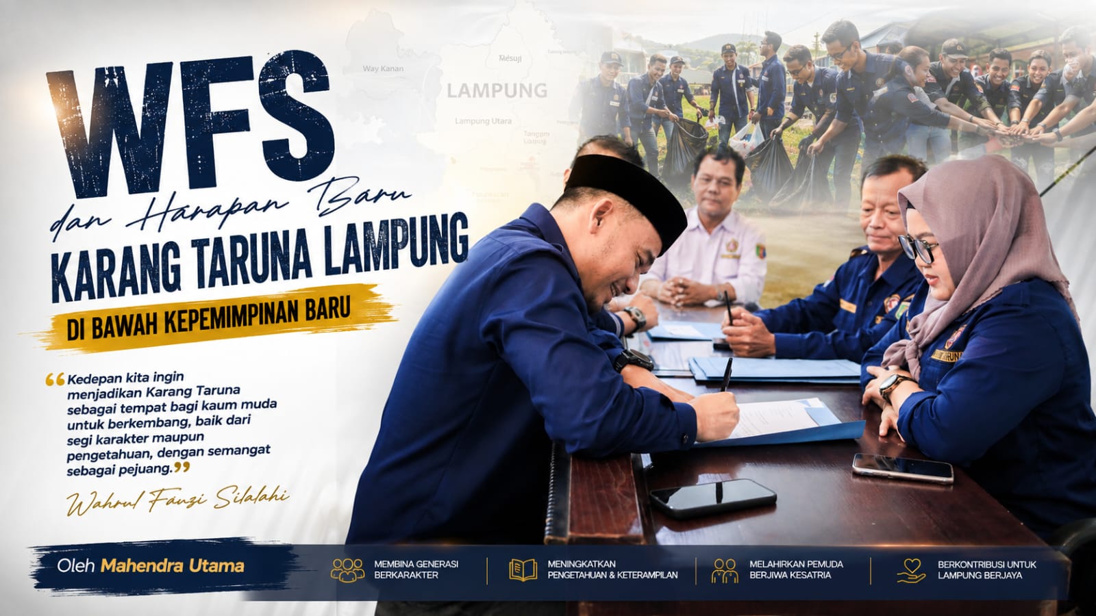 WFS dan Harapan Baru Karang Taruna Lampung di Bawah Kepemimpinan Baru