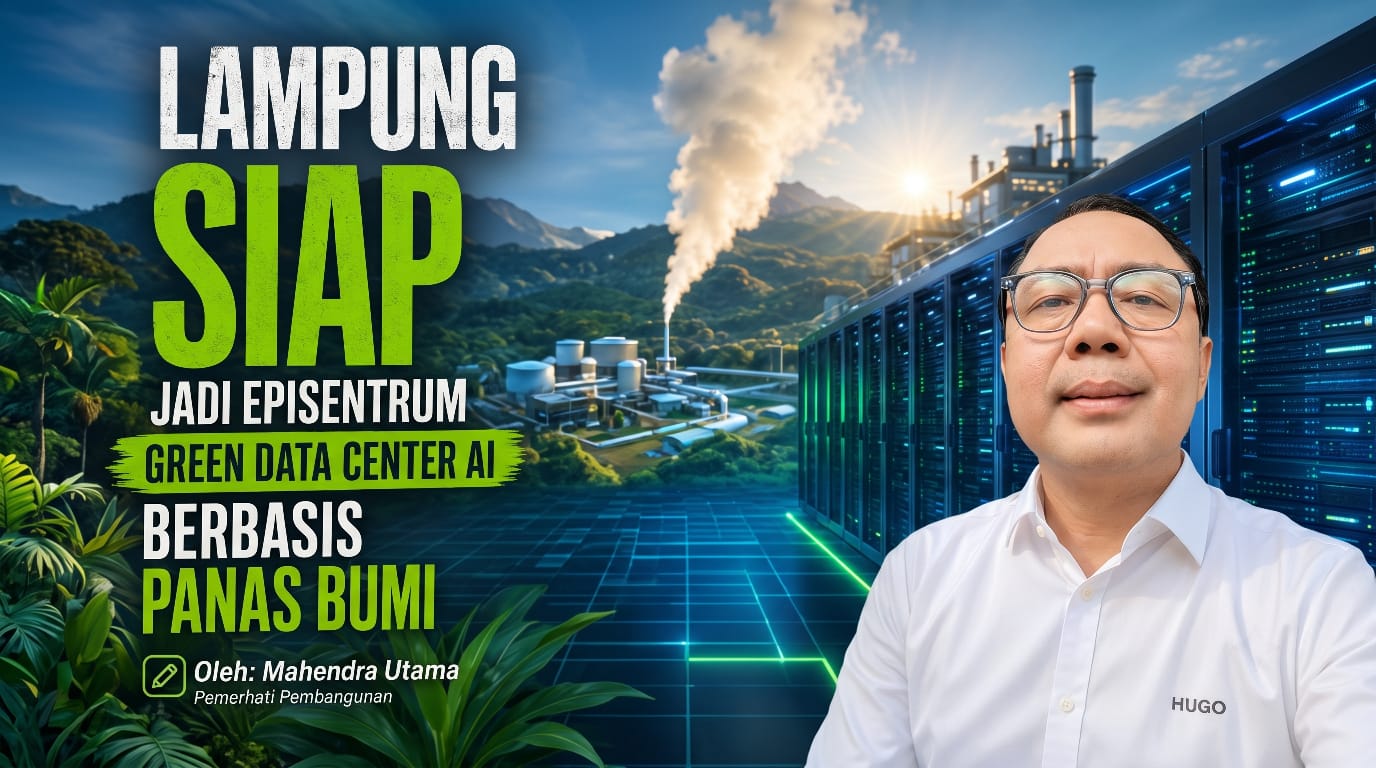 Lampung Siap Jadi Episentrum Green Data Center AI Berbasis Panas Bumi