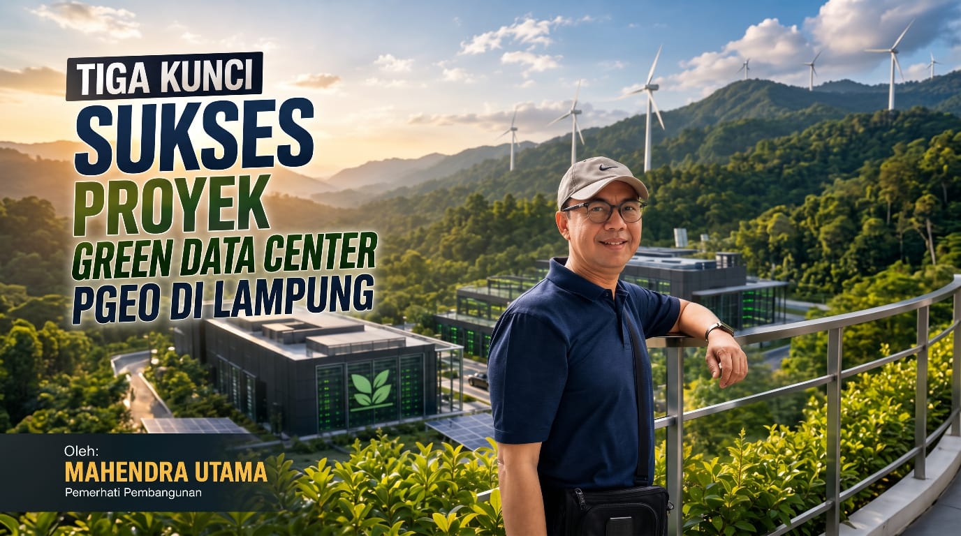 Tiga Kunci Sukses Proyek Green Data Center PGEO di Lampung