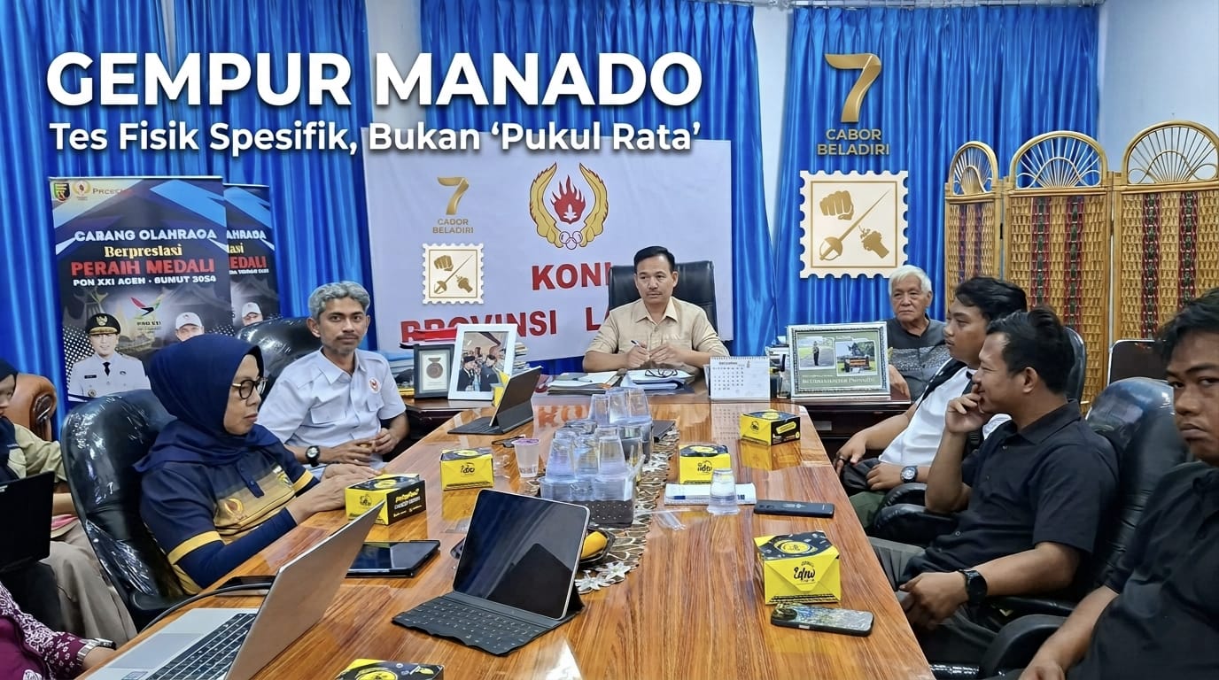 Siap Gempur Manado, KONI Lampung Tolak Tes Fisik Pukul Rata untuk 7 Cabor Beladiri