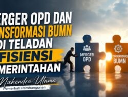Merger OPD dan Transformasi BUMN Jadi Teladan Efisiensi Pemerintahan