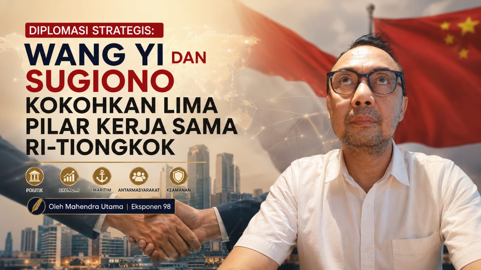 Diplomasi Strategis: Wang Yi dan Sugiono Kokohkan Lima Pilar Kerja Sama RI-Tiongkok