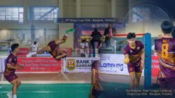 Masuk Skuad Timnas, Atlet Takraw Lampung Aldi Pratama Berlaga di Thailand
