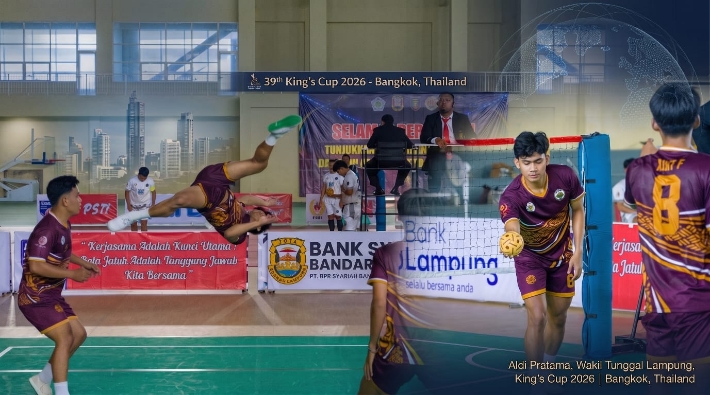 Masuk Skuad Timnas, Atlet Takraw Lampung Aldi Pratama Berlaga di Thailand