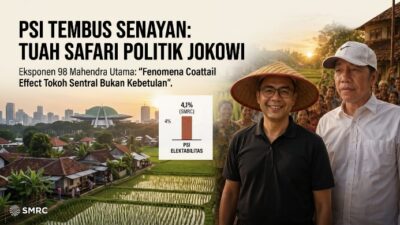 Safari Jokowi Bawa PSI Tembus Parlemen di Tengah Geliat Survei