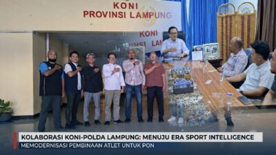 Tinggalkan Pola Konvensional, KONI dan Polda Lampung Terapkan Sport Intelligence untuk Atlet