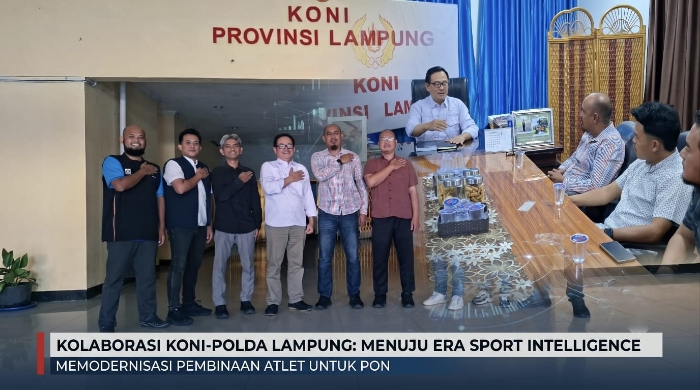 Tinggalkan Pola Konvensional, KONI dan Polda Lampung Terapkan Sport Intelligence untuk Atlet