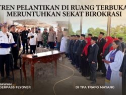 Di Bawah Flyover dan TPA, Deret Pelantikan Simbolik Kepala Daerah Ubah Wajah Birokrasi