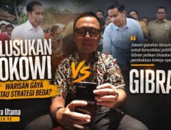 Blusukan Jokowi vs Gibran: Warisan Gaya atau Strategi Beda?