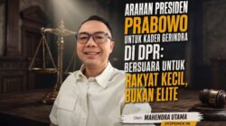 Arahan Presiden Prabowo untuk Kader Gerindra di DPR: Bersuara untuk Rakyat Kecil, Bukan Elite