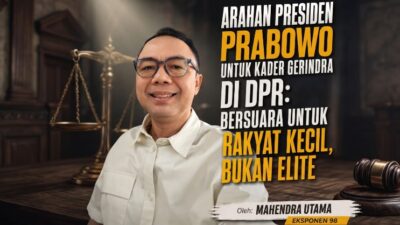 Arahan Presiden Prabowo untuk Kader Gerindra di DPR: Bersuara untuk Rakyat Kecil, Bukan Elite