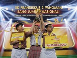 Kalahkan Finalis 15 Provinsi, Pelajar SD Fransiskus 2 Pahoman Rajai Panggung DANCOW Cerdas Season 2
