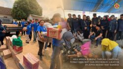 Tembus Zona Merah Karhutla Way Kambas, Logistik Karang Taruna Mengalir untuk Ratusan Relawan