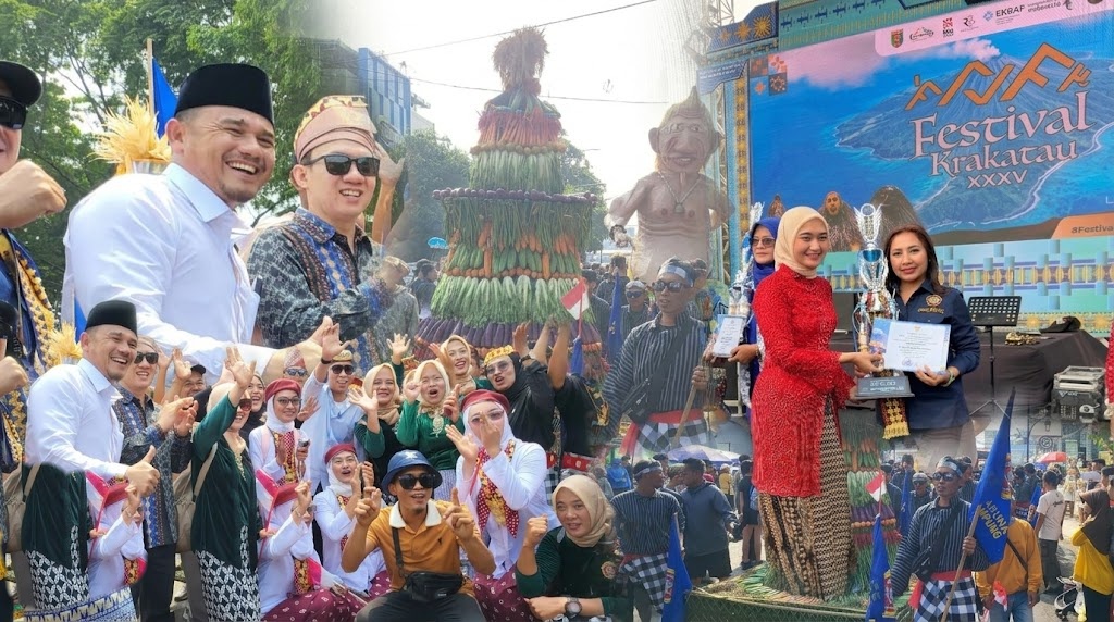 Bawa Ogoh-ogoh hingga PCO, Karang Taruna Lampung Sabet Juara Favorit Festival Krakatau 2026