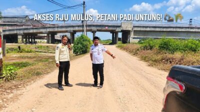 Bupati Mesuji Kerahkan Alat Berat Perbaiki Jalan Infrastruktur RJU