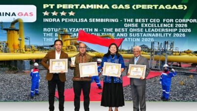 Borong 4 Penghargaan IQSA 2026, Pertagas Buktikan Budaya K3 Berkelas Dunia