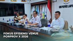 KONI Lampung Coret Opsi Sewa Venue Porprov 2026, Lirik Aset Kampus hingga Minta Cabor Jemput Bola