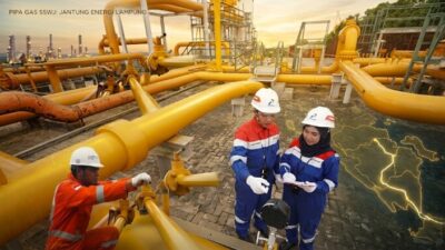 Pipa Gas Sumsel-Lampung, Jantung Energi Kawasan Industri Lampung