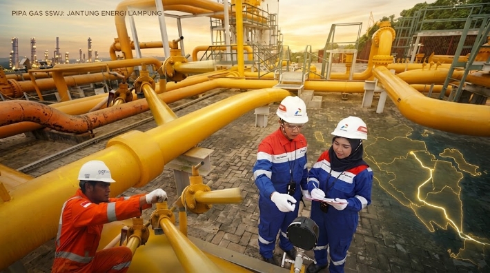 Pipa Gas Sumsel-Lampung, Jantung Energi Kawasan Industri Lampung
