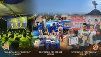 Akhir Teror Abu Anak Krakatau, Karang Taruna Tuntaskan Misi 150 Ribu Liter Air dan Logistik Kesehatan