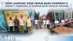 Sisir Tiga Lokasi Baru, SMAN 7 hingga Darmajaya Masuk Radar Venue Porprov X Lampung